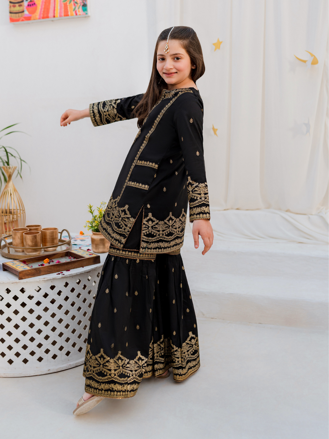 GARNET 2 PIECE COTTON LAWN SUIT (MAYSA)