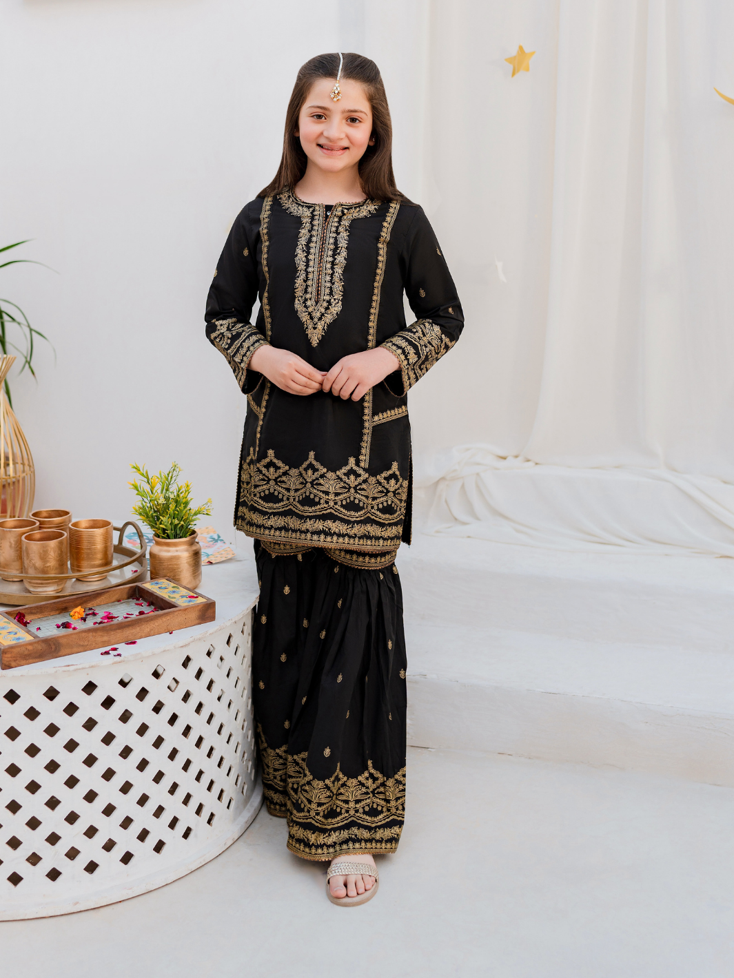 GARNET 2 PIECE COTTON LAWN SUIT (MAYSA)