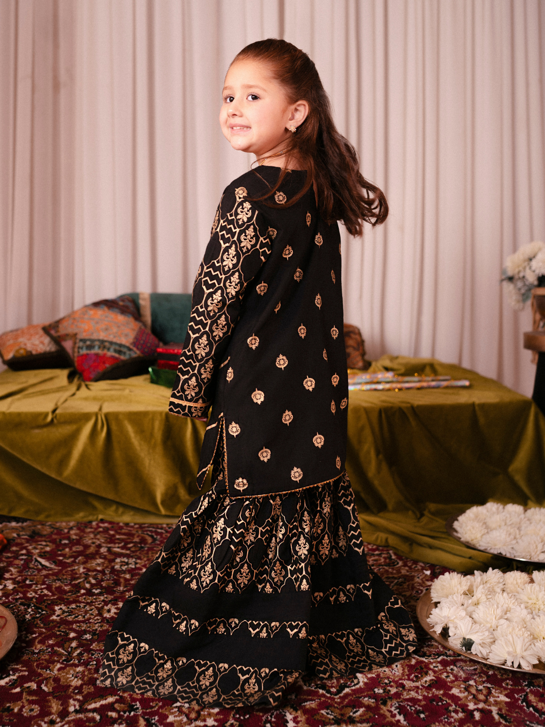 GARNET 2 PIECE COTTON SILK SUIT (HOORAIN)