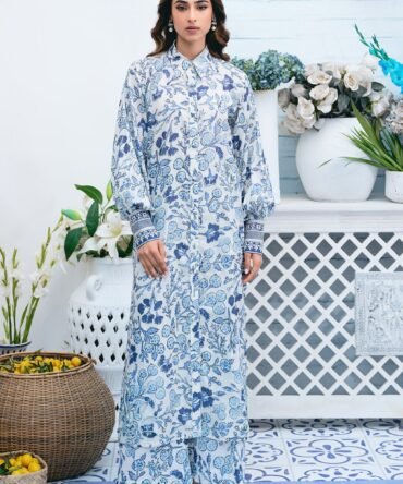 Vanya 2 Piece Printed Lilac Suit (CO-63)