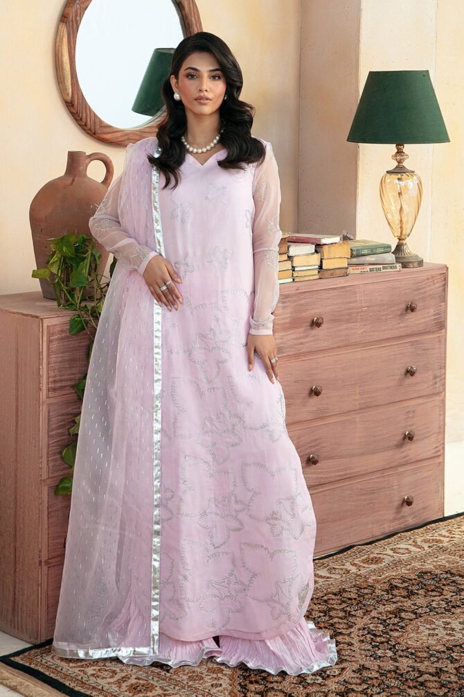Vanya 3 Piece Organza Cotton Silk Suit (FF-26)